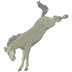 Horses Embroidery Design 8